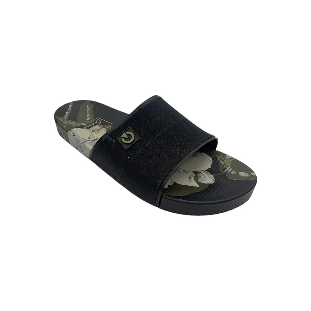 Cartago Men's Maresias Slide Sandal Beige/Black - Medium